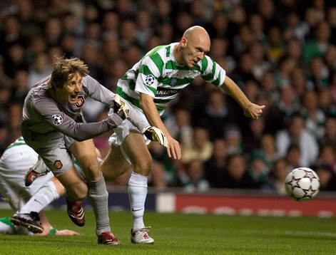 Edwin van der Sar, Manchester United, målvakt och Thomas