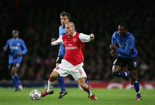 Fredrik Ljundberg, Arsenal och Rafael Van Der Vaart och