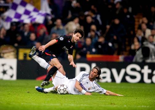 Jeremy Toulalan, Lyon och Sergio Ramos, Real Madrid
