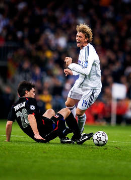 Guti,  Real Madrid och Jeremy Toulalan, Lyon