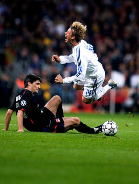 Guti,  Real Madrid och Jeremy Toulalan, Lyon