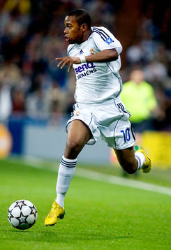 Fotboll, Champions League, Robinho, Real Madrid