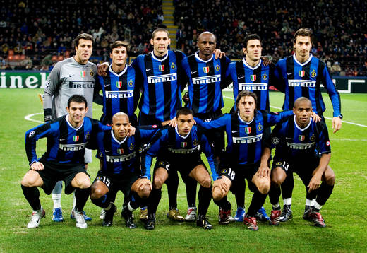 Fotboll, Champions League, Lagfoto. lagbild, Inter,
