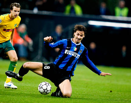 Zlatan Ibrahimovic, Inter och Pontus Farnerud, Sporting