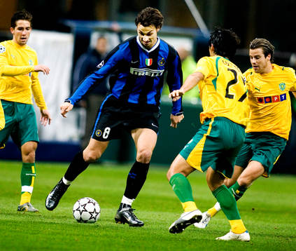 Zlatan Ibrahimovic, Inter och Pontus Farnerud, Sporting
