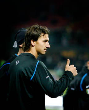 Zlatan Ibrahimovic, Inter, uppvärmning, träning innan