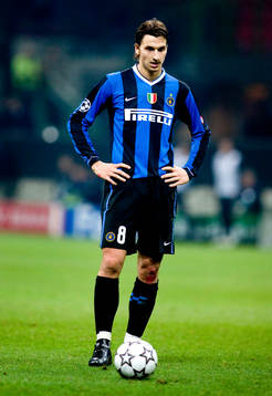 Fotboll, Champions League, Zlatan Ibrahimovic, Inter
