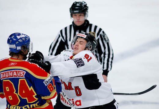 Linus Fagemo, MIF och Dragan Umicevic, DIF