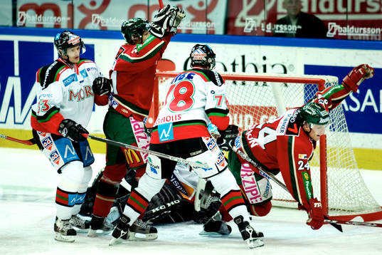 Niklas Andersson, Frölunda, 1-0, jubel