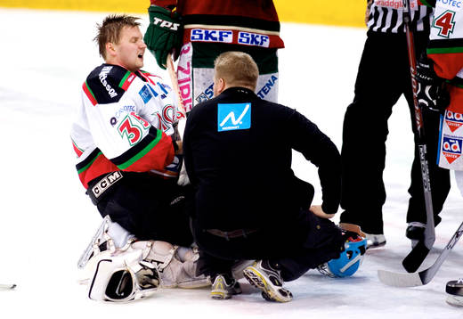 Mikko Rämö, målvakt Mora skadad