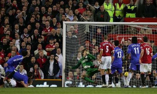 Fotboll, Premier League (Engelsk Liga), Manchester United v