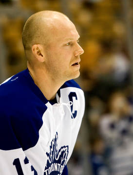 Mats Sundin, var med på kvällens uppvärmning