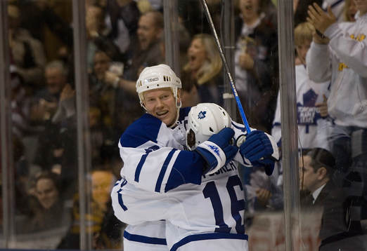 Mats Sundin gör 1-3 assisterad av  Darcy Tucker