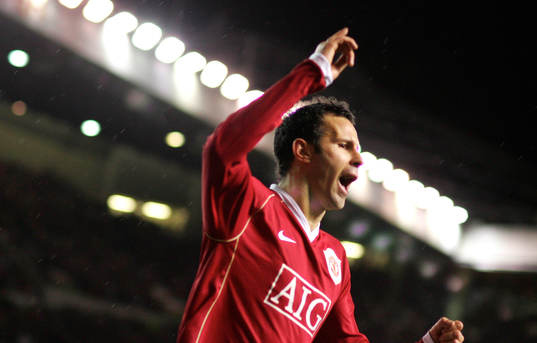 Ryan Giggs, Manchester United, jubel