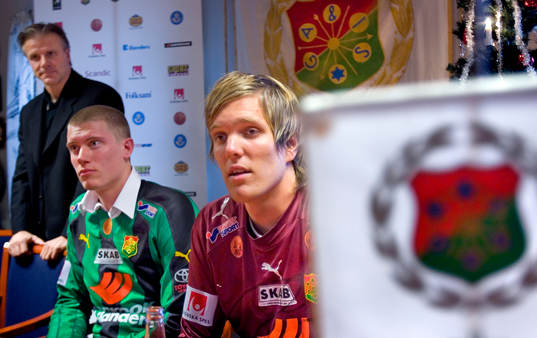 Fotboll, Allsvenskan, GAIS, Presskonferens på Gaisgården,