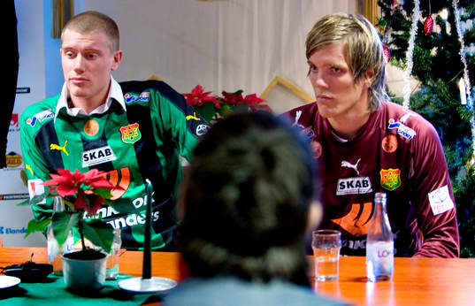 Fotboll, Allsvenskan, GAIS, Presskonferens på Gaisgården,