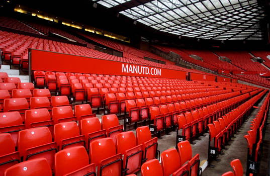 Stadion, arena, Old Trafford, theatre of Dreams, läktare,