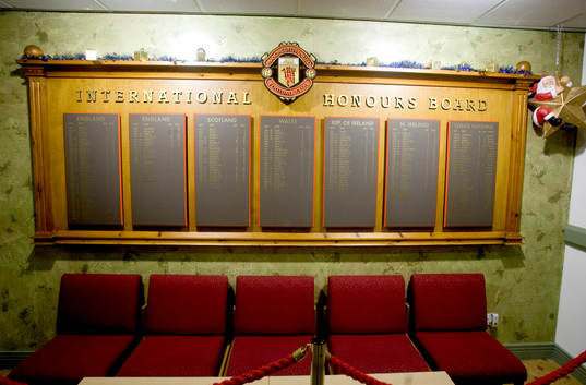 Old Trafford, theatre of Dreams, spelarnas rum,