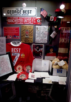 Museum på Old Trafford, hyllning till George Best,