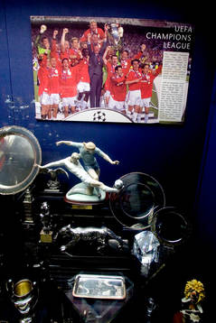 Museum på Old Trafford, pokaler, priser, prisskåp