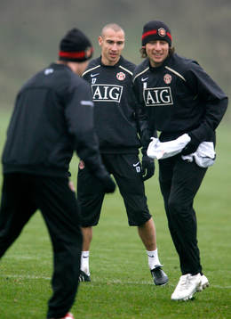 Ole Gunnar Solksjaer, Henrik Larsson och Gabriel Heinze