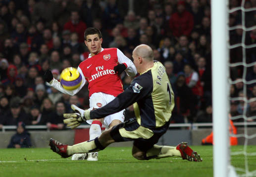 Cesc Fabregas, Arsenal och Brad Friedel, Blackburn, Målvakt