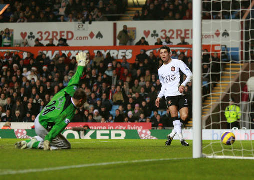Fotboll, engelsk, premier league, Aston Villa - Manchester