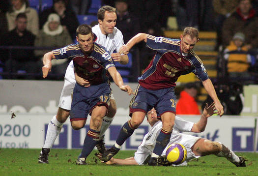 Scott Parker, Nicky Butt, Newcastle och Henrik Pedersen,