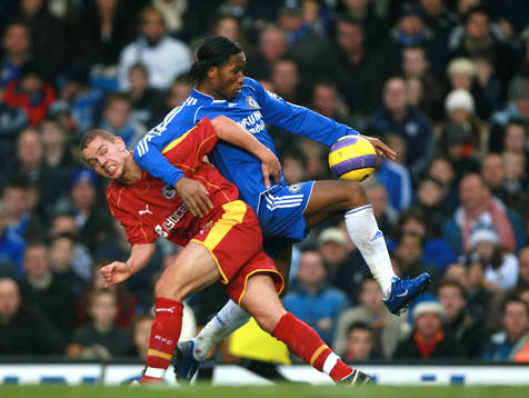 Didier Drogba, Chelsea och Ivar Ingimarsson, Reading