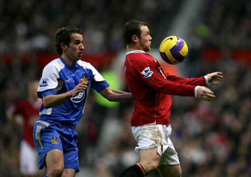Wayne Rooney, Manchester United och David Wright, Wigan