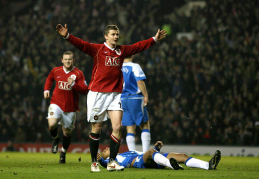 Ole Gunnar Solksjaer, Manchester United, jubel, glädje