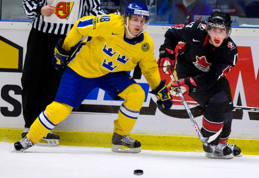 Nicklas Bergfors, Sverige, Brad Marchand, Kanada