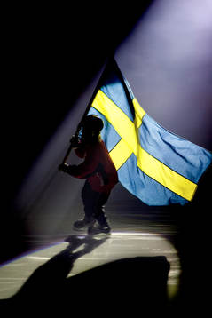 Svenska flaggan fanbärare