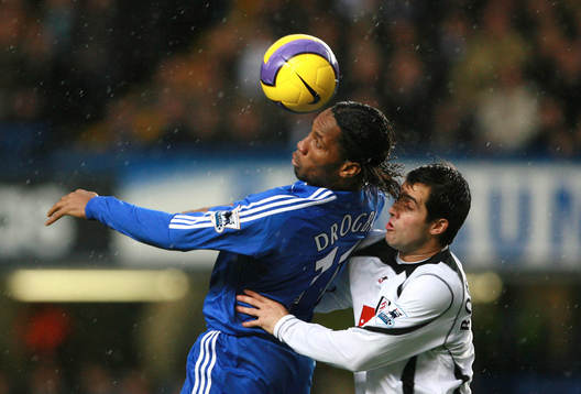 Didier Drogba, Chelsea och Carlos Bocanegra, Fulham
