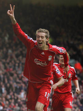 Peter Crouch, Liverpool (Jubel)