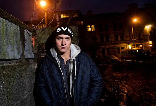 Carl Hagelin, anfallare i det svenska juniorlandslaget