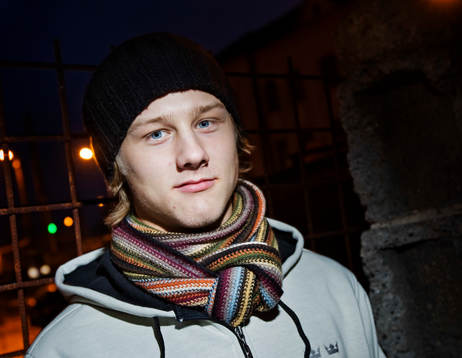 Oscar Möller, anfallare i det svenska juniorlandslaget