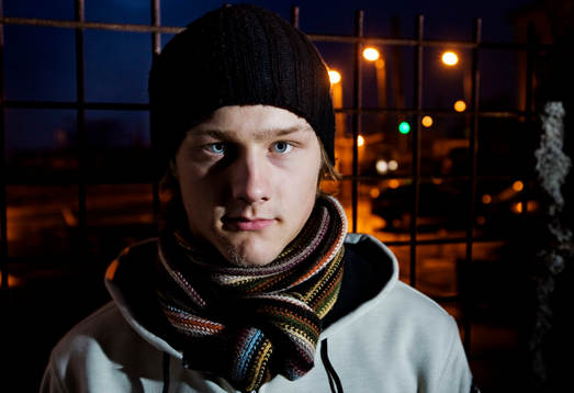 Oscar Möller, anfallare i det svenska juniorlandslaget