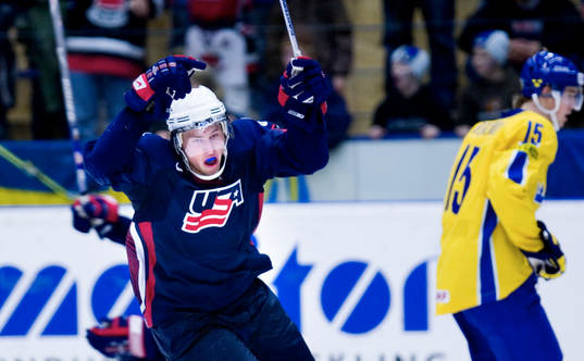 Erik Johnson, USA jubel