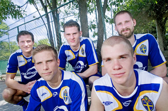 Daniel Mobaek, Jon Jönsson, Johan Wiland, Anders Svensson