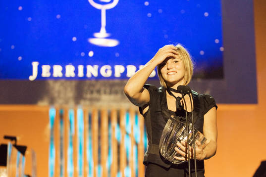 Det blev Susanna Kallur som fick ta emot Jerring-priset. I