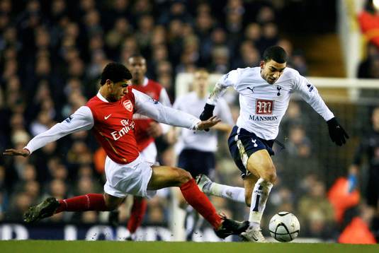 Aaron Lennon, Tottenham och Denilson,  Arsenal