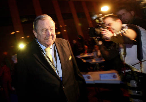 Lennart Johansson, President UEFA