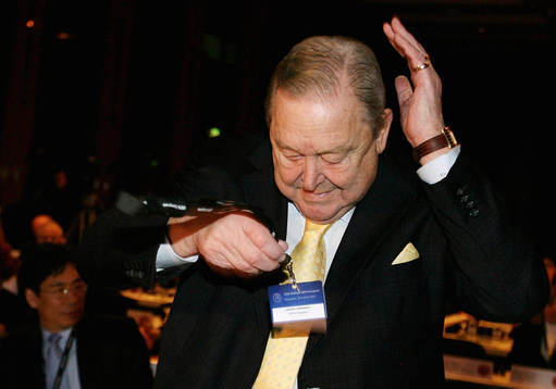 Lennart Johansson, President UEFA