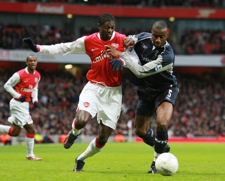 Emmanuel Adebayor, Arsenal och Abdouelaye Meite, Bolton