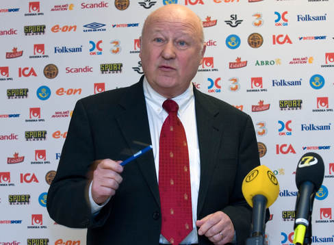 Lars-Åke Lagrell, ordförande, Svenska Fotbollförbundet
