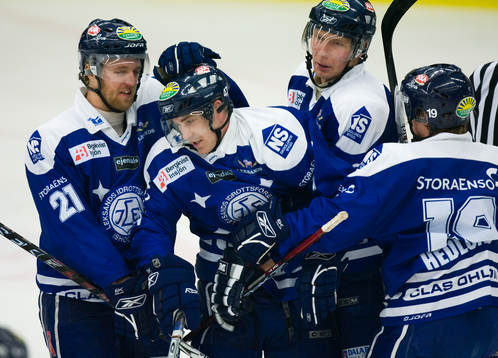 Jonas Elofsson och Johan Eneqvist, Leksand, jubel