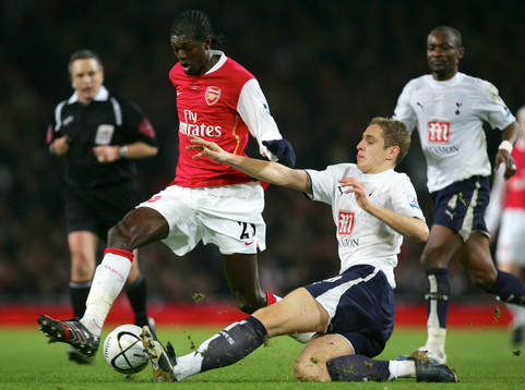 Fotboll, engelsk, Ligacupen, semifinal, Arsenal - Tottenham