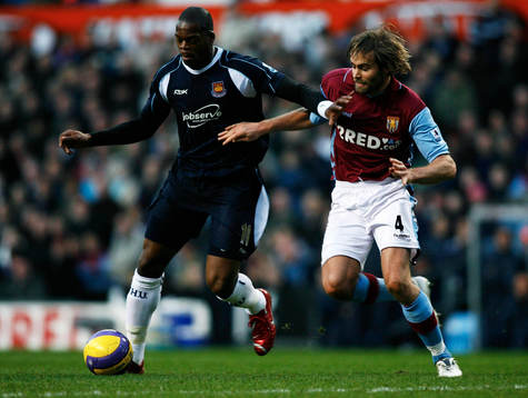 Marlon Harewood, West Ham och Olof Mellberg, Aston Villa