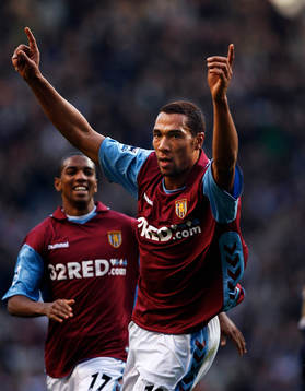 John Carew, Aston Villa, jubel, glädje, målgest, Ashley